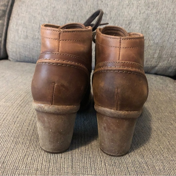 Clarks Artisan brown leather booties - Picture 3 of 6